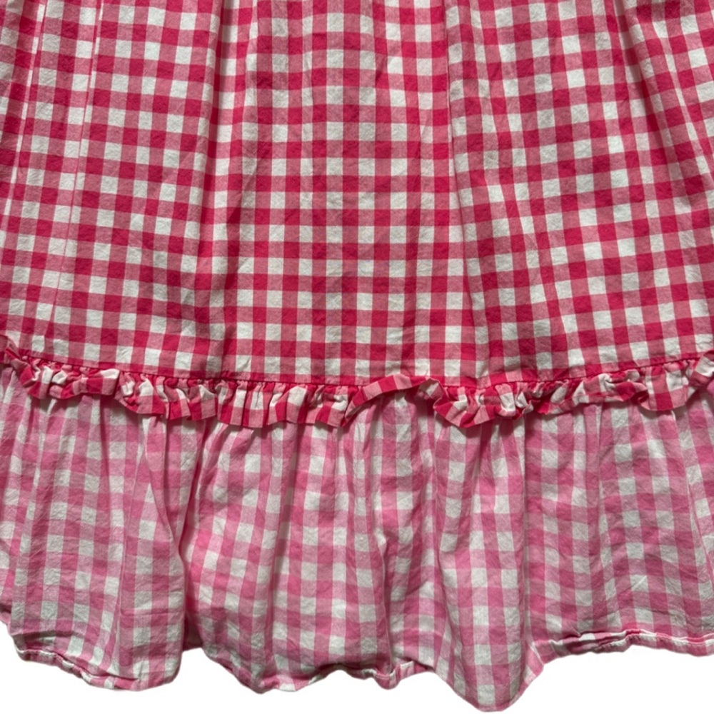 Smocked Pink Gingham Coastal Cowgirl Dress Draper James Sz Medium EUC - Picture 10 of 14